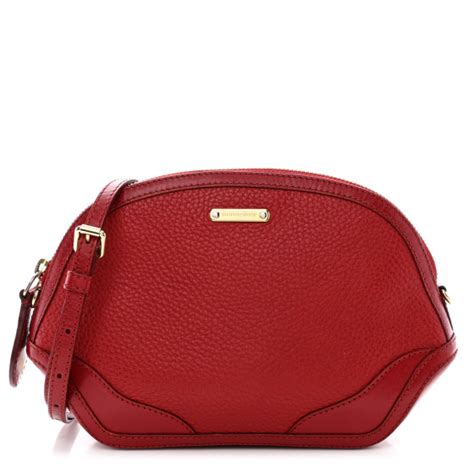 red burberry orchard bag|BURBERRY Grained Calfskin Orchard Crossbody Red.